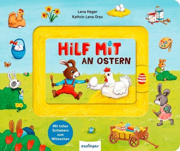 Meine Schiebebahn-Pappe: Hilf mit an Ostern, Gebundene Ausgabe von Kathrin Lena Orso, Esslinger in der Thienemann-Esslinger Verlag GmbH,