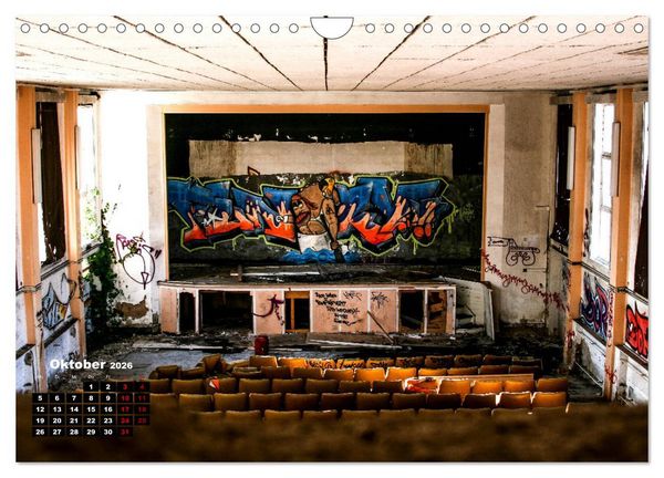 Produktbild: Verlassene Orte - Lost Places (Wandkalender 2026 DIN A4 quer), CALVENDO Monatskalender
