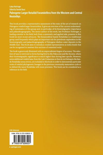 Produktbild: Paleogene larger rotaliid foraminifera from the western and central Neotethys