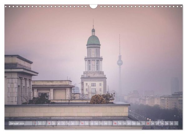 Produktbild: Berlin Citylights (Wandkalender 2026 DIN A3 quer), CALVENDO Monatskalender