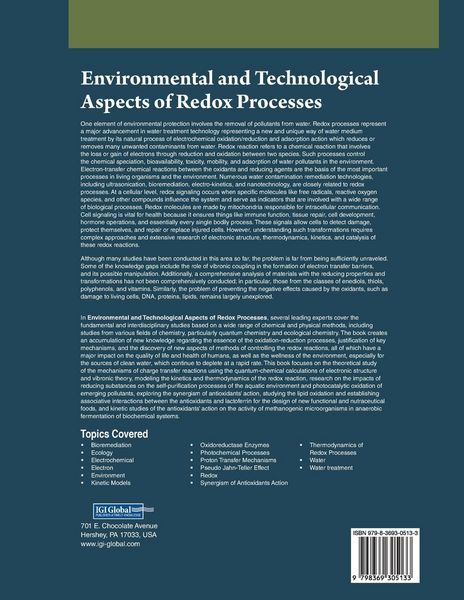 Produktbild: Environmental and Technological Aspects of Redox Processes
