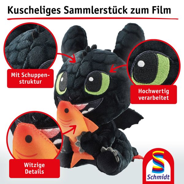 Produktbild: Dragons, Ohnezahn, hungrig, 18 cm