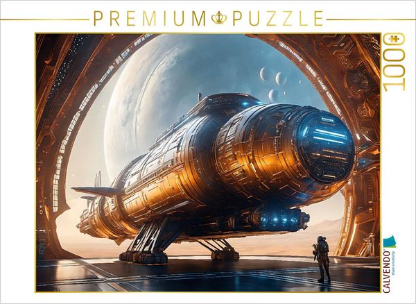 Produktbild: CALVENDO Puzzle R&uuml;ckkehr eines Raumgleiters ins Mutterschiff | 1000 Teile Lege-Gr&ouml;&szlig;e 64x48cm Foto-Puzzle f&uuml;r gl&uuml;ckliche Stunden