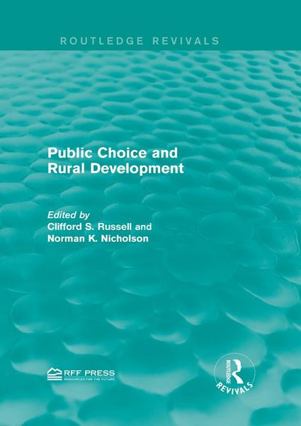 Produktbild: Public Choice and Rural Development