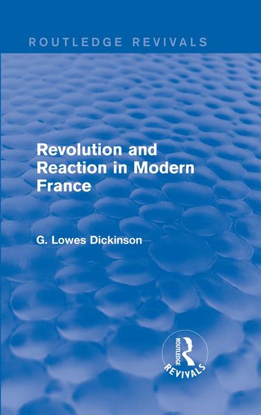 Produktbild: Revolution and Reaction in Modern France