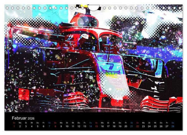 Produktbild: Rote Renner aus Italien (Wandkalender 2026 DIN A4 quer), CALVENDO Monatskalender
