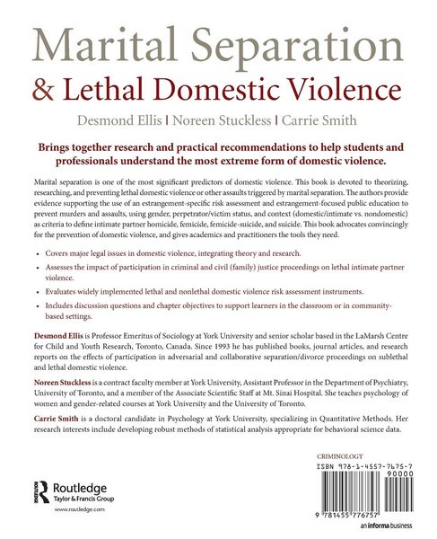 Produktbild: Marital Separation and Lethal Domestic Violence