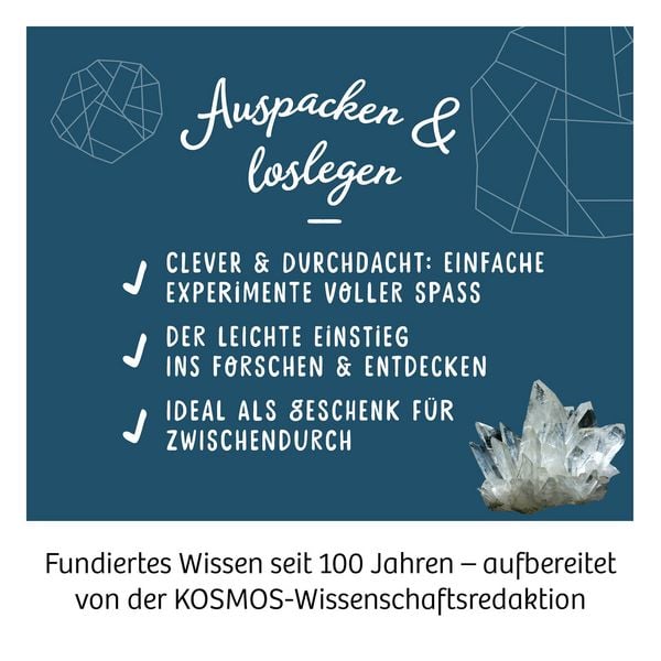 Produktbild: Nachtleuchtender Kristall-Schatz
