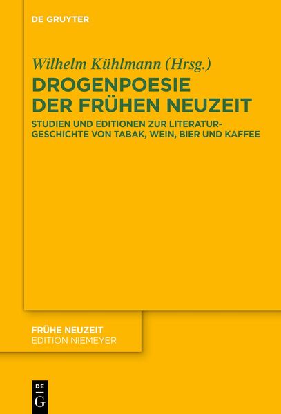 Produktbild: Drogenpoesie der Fr&uuml;hen Neuzeit