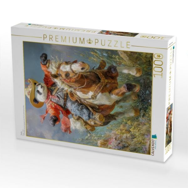 Produktbild: CALVENDO Puzzle Panda | 1000 Teile Lege-Gr&ouml;&szlig;e 64x48cm Foto-Puzzle f&uuml;r gl&uuml;ckliche Stunden