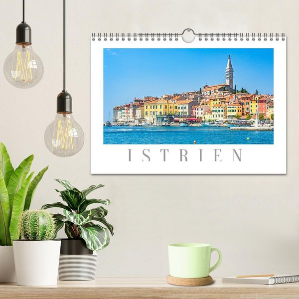 Produktbild: Istrien - Piran &bull; Novigrad &bull; Rovinj &bull; Pula (Wandkalender 2026 DIN A4 quer), CALVENDO Monatskalender