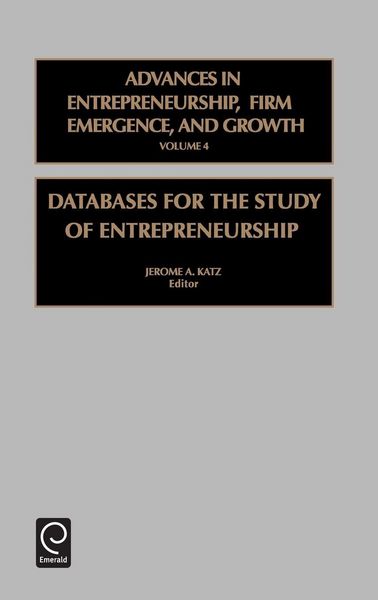 Produktbild: Databases for the Study of Entrepreneurship
