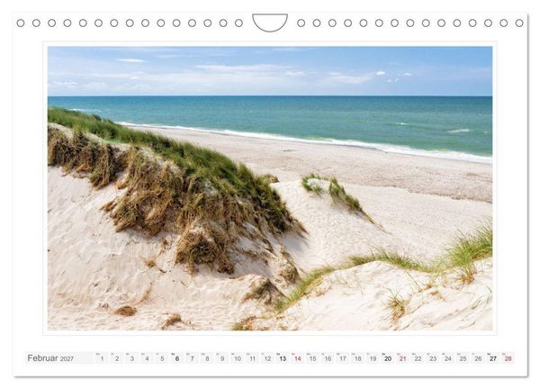 Produktbild: J&uuml;tland. Die Westk&uuml;ste zwischen Ringk&oslash;bing und Ribe (Wandkalender 2027 DIN A4 quer), CALVENDO Monatskalender