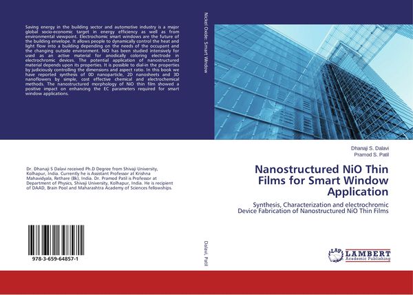 Produktbild: Nanostructured NiO Thin Films for Smart Window Application