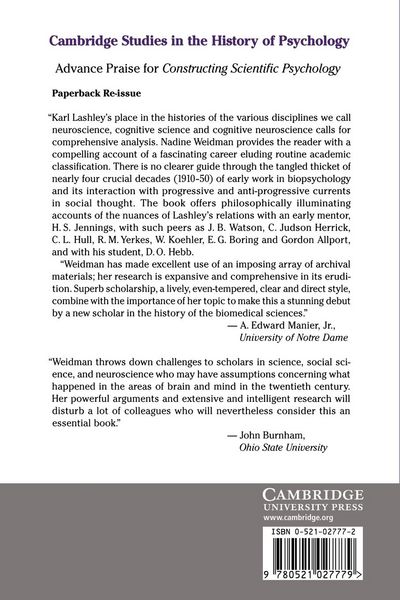 Produktbild: Constructing Scientific Psychology
