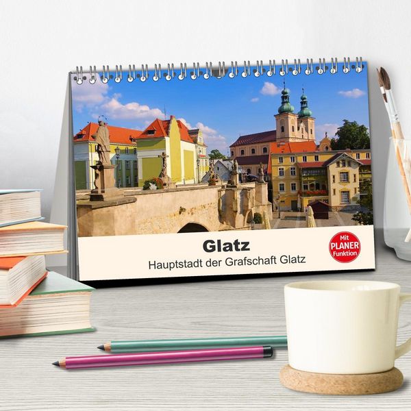 Produktbild: Glatz - Hauptstadt der Grafschaft Glatz (Tischkalender 2026 DIN A5 quer), CALVENDO Monatskalender