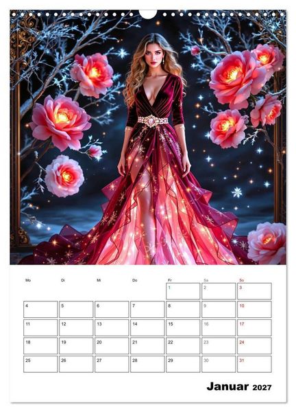 Produktbild: Kleider aus Licht (Wandkalender 2027 DIN A3 hoch), CALVENDO Monatskalender