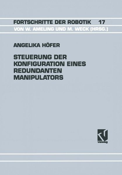 Produktbild: Steuerung der Konfiguration Eines Redundanten Manipulators