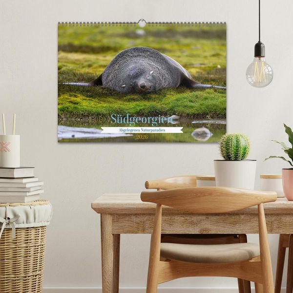 Produktbild: S&uuml;dgeorgien - Abgelegenes Naturparadies (Wandkalender 2026 DIN A3 quer), CALVENDO Monatskalender