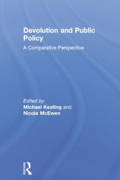 Produktbild: Devolution and Public Policy