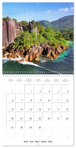 Produktbild: Seychelles, Adventure in paradise (Wall Calendar 2026 12 &times; 12 Inch) CALVENDO 12 Month Wall Calendar