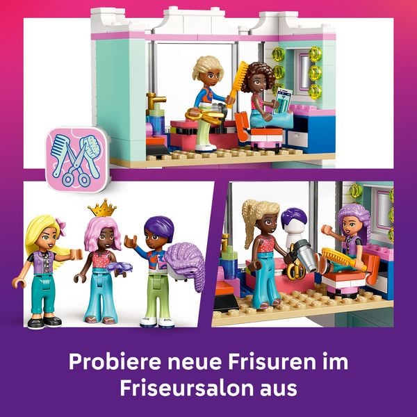 Produktbild: LEGO Friends 42662 Friseursalon, Spielzeug, Geschenkidee für Mädchen