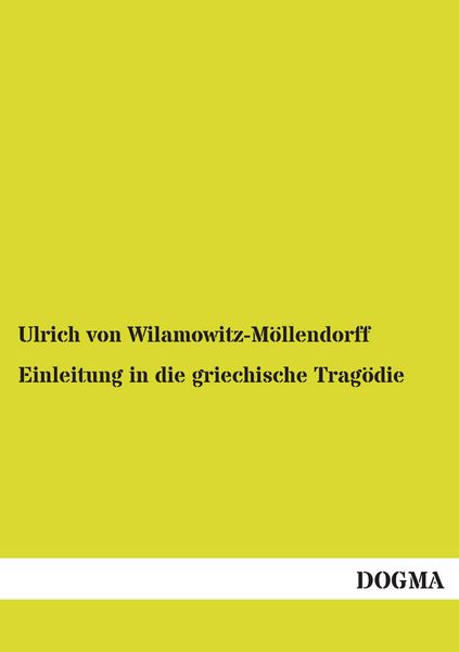 Produktbild: Einleitung in die griechische Trag&ouml;die