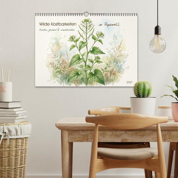 Produktbild: Wilde Kostbarkeiten &ndash; Essbar, gesund & wundersch&ouml;n (Wandkalender 2027 DIN A3 quer), CALVENDO Monatskalender