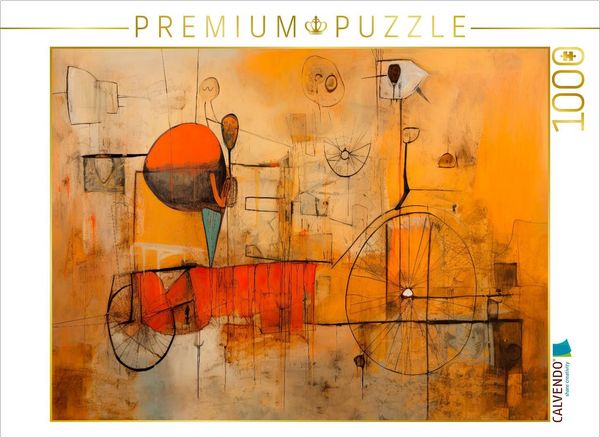 CALVENDO Puzzle Das Rad der Zeit | 1000 Teile Lege-Größe 64x48cm Foto-Puzzle für glückliche Stunden