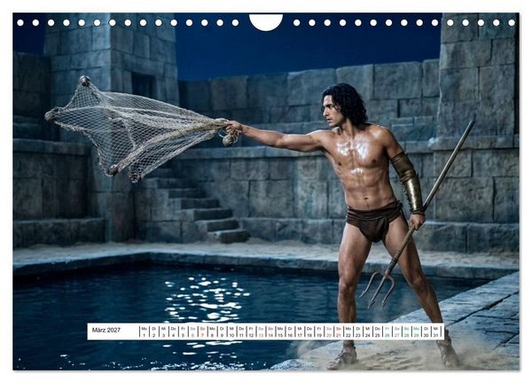Produktbild: Echte Kerle &ndash; Gladiatoren (Wandkalender 2027 DIN A4 quer), CALVENDO Monatskalender