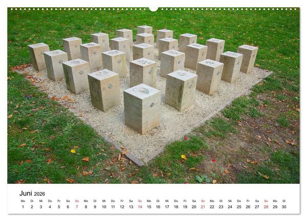Produktbild: Wiesbaden Kunst in der &Ouml;ffentlichkeit (Wandkalender 2026 DIN A2 quer), CALVENDO Monatskalender