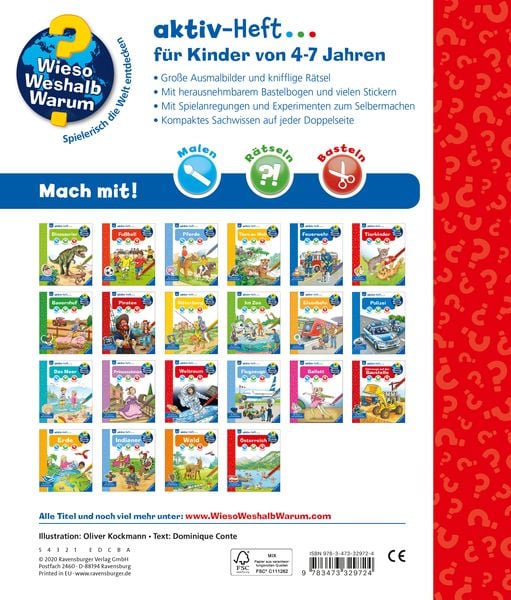 Produktbild: Wieso? Weshalb? Warum? aktiv-Heft: Österreich