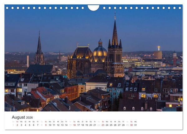 Produktbild: Aachener Dom - Weltkulturdenkmal (Wandkalender 2026 DIN A4 quer), CALVENDO Monatskalender