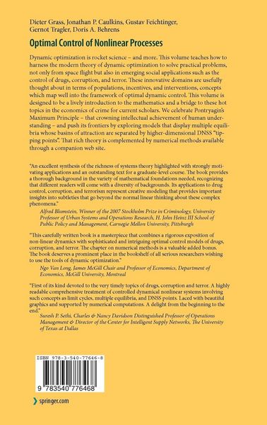 Produktbild: Optimal Control of Nonlinear Processes