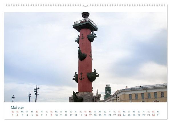 Produktbild: Sankt Petersburg - "Venedig des Nordens" (hochwertiger Premium Wandkalender 2027 DIN A2 quer), Kunstdruck in Hochglanz