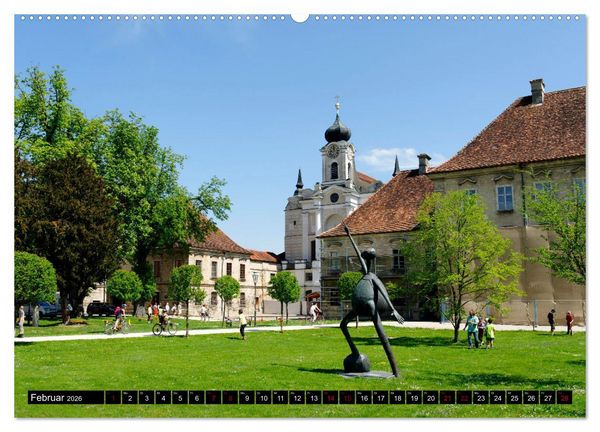 Produktbild: Burghausen - Mittelalter an der Salzach (hochwertiger Premium Wandkalender 2026 DIN A2 quer), Kunstdruck in Hochglanz