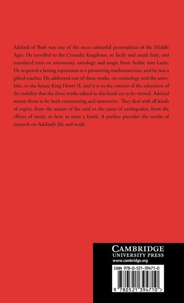 Produktbild: Adelard of Bath, Conversations with His Nephew