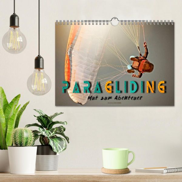 Produktbild: Paragliding - Mut zum Abenteuer (Wandkalender 2026 DIN A4 quer), CALVENDO Monatskalender