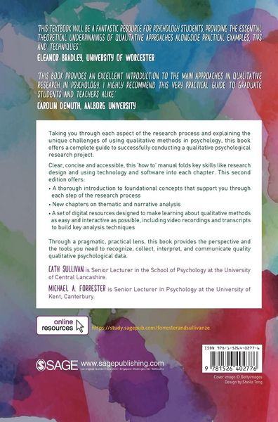 Produktbild: Doing Qualitative Research in Psychology