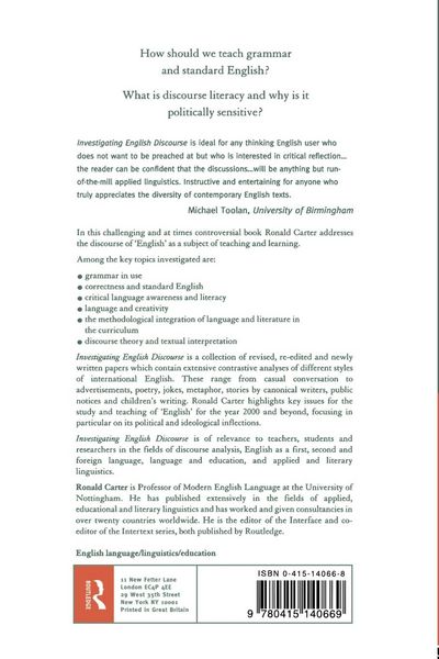 Produktbild: Investigating English Discourse