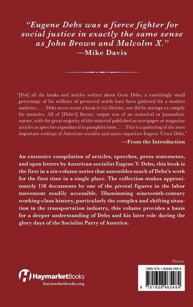 Produktbild: The Selected Works of Eugene V. Debs, Vol. I