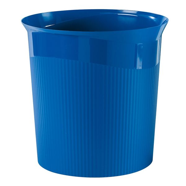 Produktbild: HAN Re-LOOP 18148-914 Papierkorb 13 l (&Oslash; x H) 28.8 cm x 28.7 cm Recycling Kunststoff Blau 1 St.
