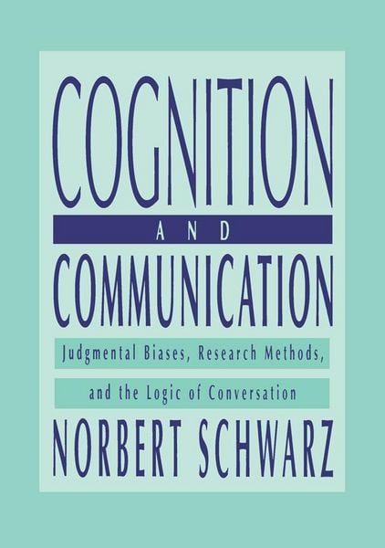 Produktbild: Cognition and Communication