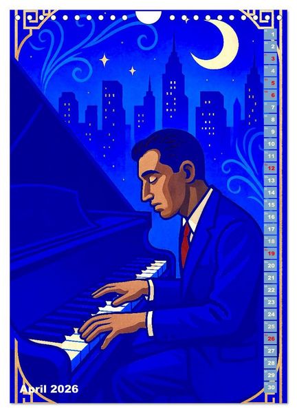 Produktbild: George Gershwin (Wandkalender 2026 DIN A4 hoch), CALVENDO Monatskalender