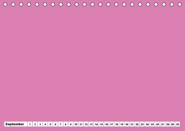 Produktbild: Bunter Bastelkalender f&uuml;r M&auml;dchen (Tischkalender immerw&auml;hrend DIN A5 quer)