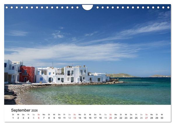 Produktbild: Paros, Perle der Kykladen (Wandkalender 2026 DIN A4 quer), CALVENDO Monatskalender