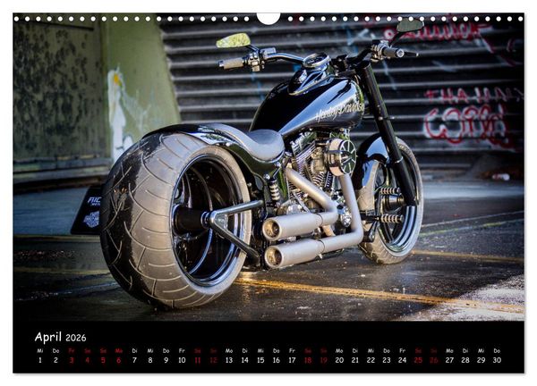 Produktbild: Best of Custom- and Showbikes Kalender (Wandkalender 2026 DIN A3 quer), CALVENDO Monatskalender