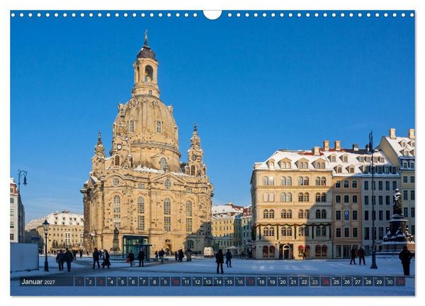 Produktbild: Dresden, ein Jahr an der Elbe (Wandkalender 2027 DIN A3 quer), CALVENDO Monatskalender