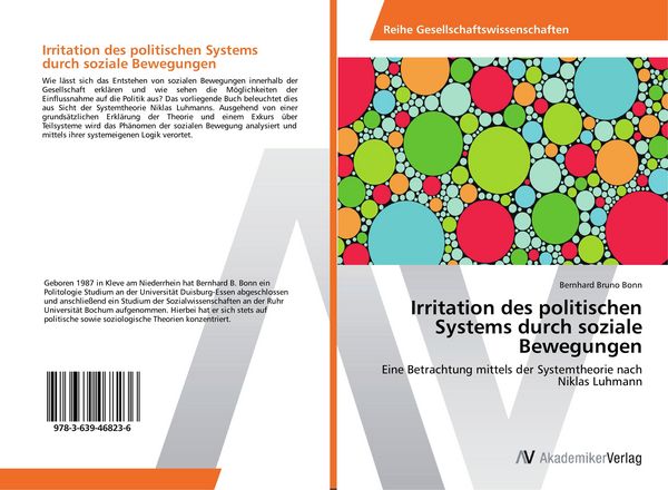 Produktbild: Irritation des politischen Systems durch soziale Bewegungen