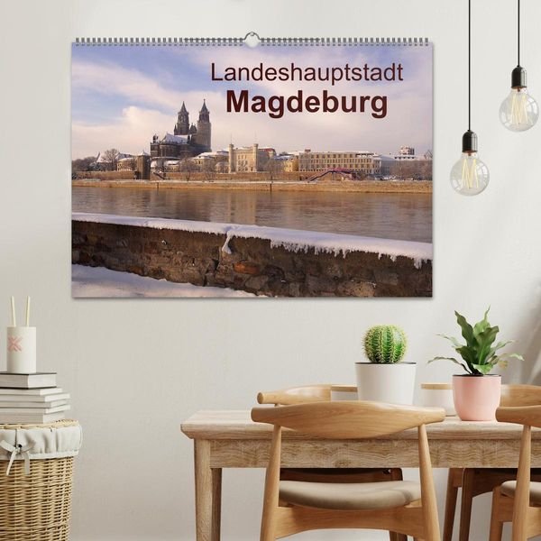 Produktbild: Landeshauptstadt Magdeburg (Wandkalender 2026 DIN A2 quer), CALVENDO Monatskalender